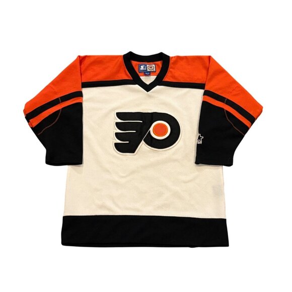Vintage 1990's Starter Philadelphia Flyers NHL Hockey Jersey Youth Small/Medium - Picture 1 of 9